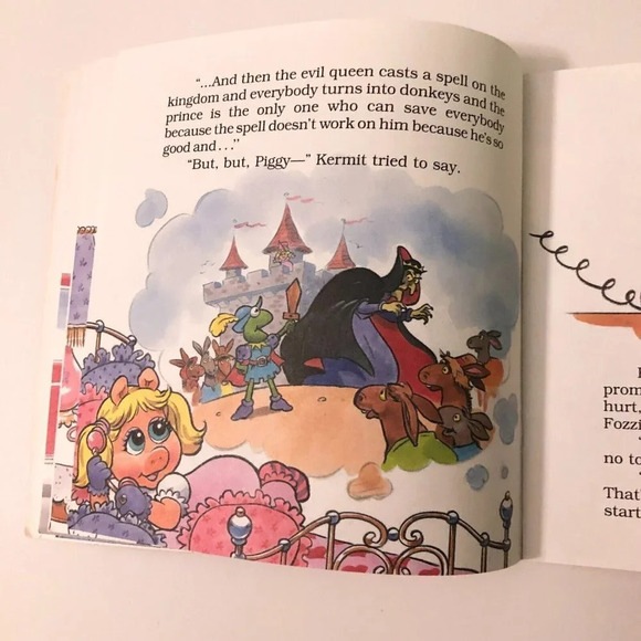 Vintage 1991 Too Many Promises Muppet  Kids Childrens Golden Look Look Book - Picture 15 of 16